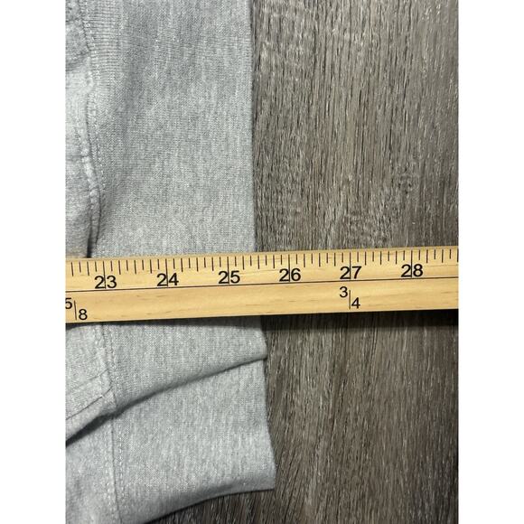 Quiksilver Logo Grey Surfing Hoodie Sweatshirt Y2K Surfer Surf - Men’s Large - Picture 5 of 7